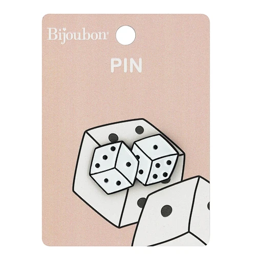 Dice Enameled  Pin